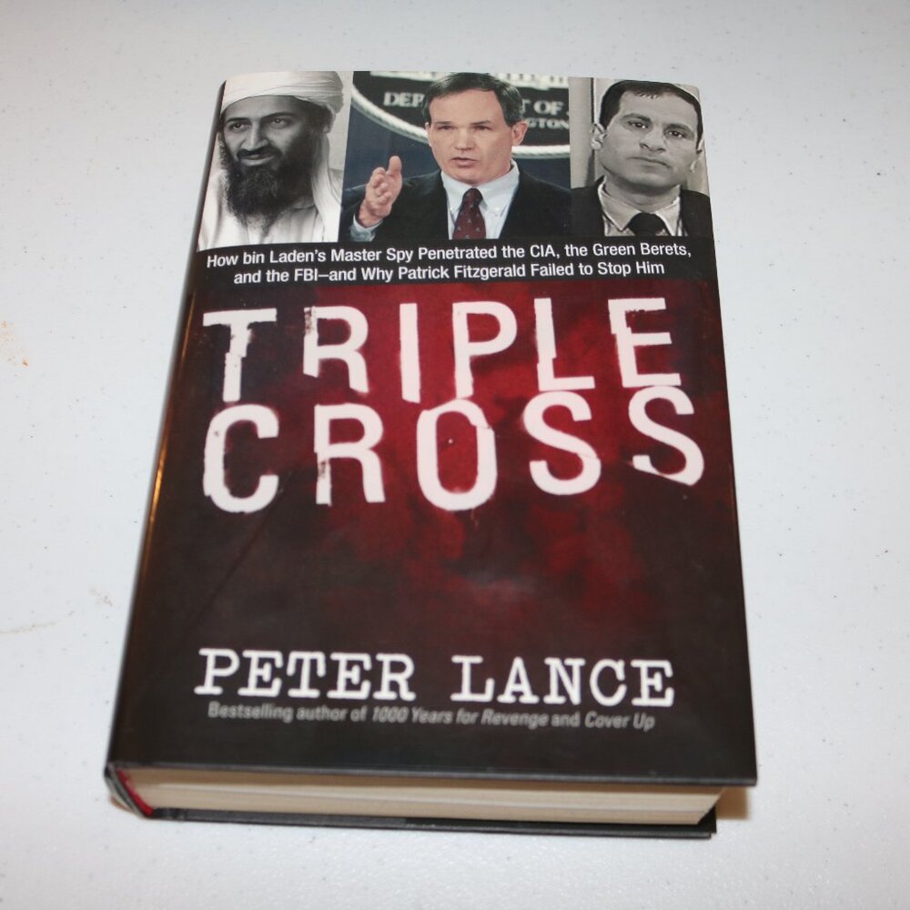 Triple Cross hardback book by Peter Lance 2006 1st Edition nonfiction EXCELLENT!